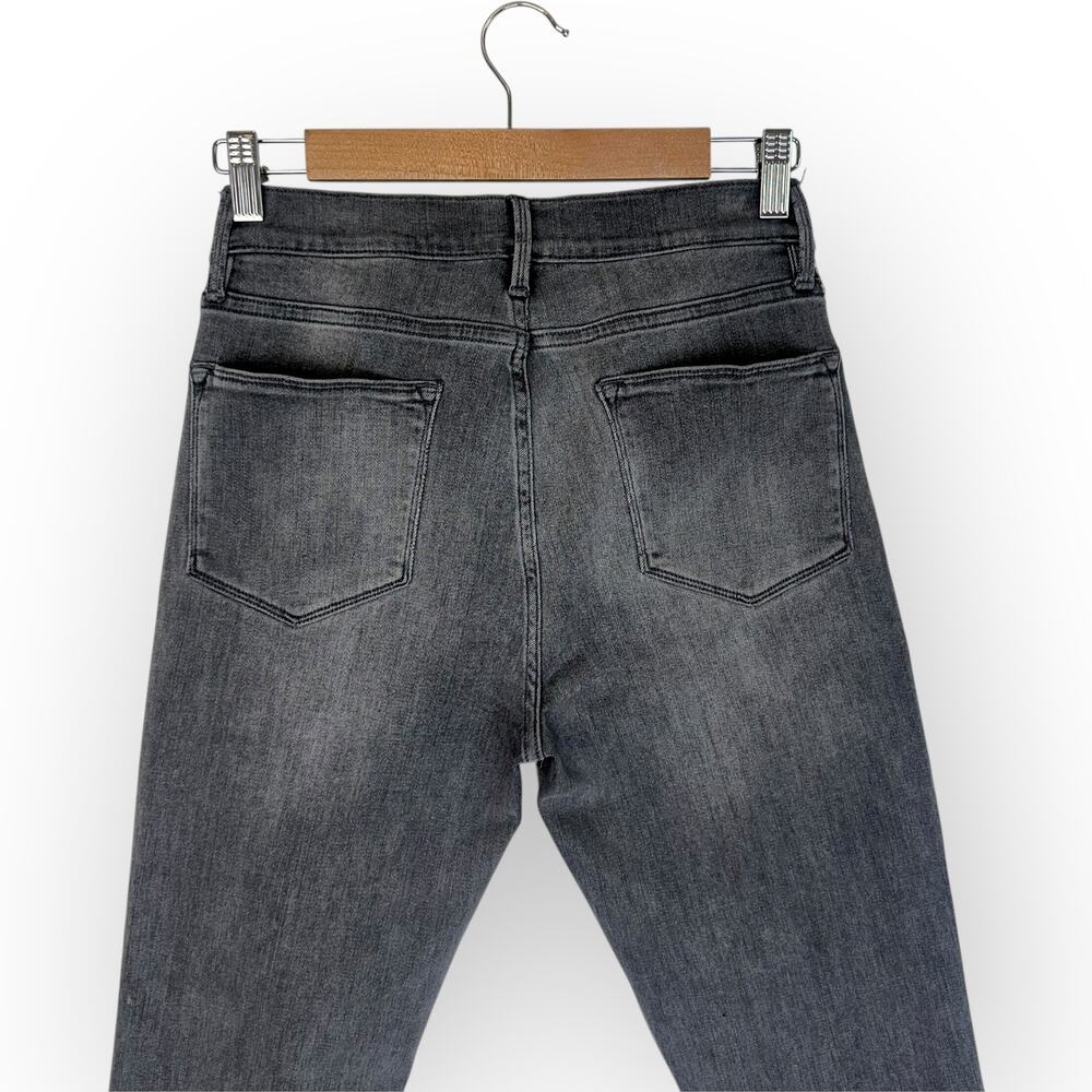 FRAME Denim Women's Le High Straight Gray Field Foil Tux LHSTFTX710 Size 28 - Picture 6 of 10